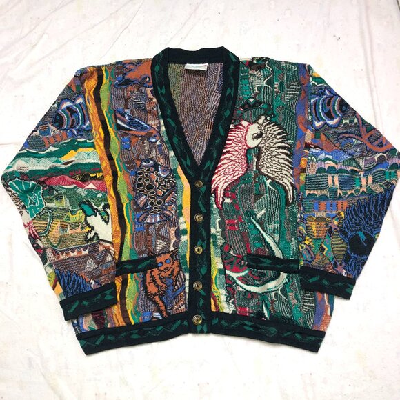 COOGI Other - coogi cardigan rare animal patterns
